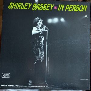 ✌🏼2/$20✌🏼Shirley Bassey "In Person" 1965 Vinyl